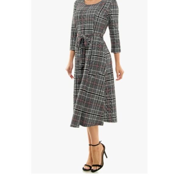 Scoop Neck Jersey Midi Dress - NWT - Picture 3 of 3